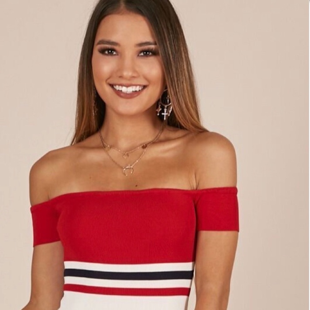 Vintage red crop top 💋